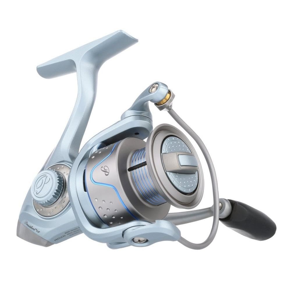 Pflueger President Ladies Edition Spinning Fishing Reel, Size 30, Graphite Bo...