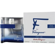 F Ferragamo FREE TIME Pour Homme Men Cologne 3.4 / 3.3 oz edt New in Box