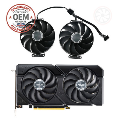 ASUS GeForce RTX 4070 4060 Ti DUAL EVO GPU Grafikkarte Lüfter Set 6-PIN [OEM]