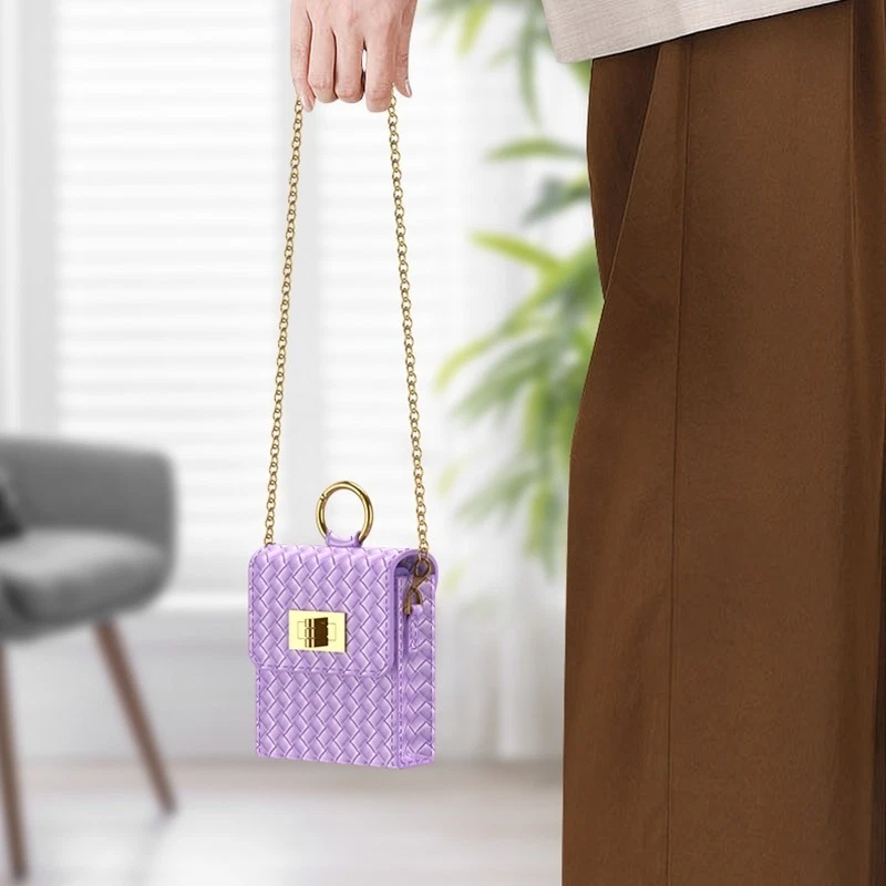 Bolsa de teléfono con anillo para Samsung Galaxy Z Flip3 5G/Z Flip4/Huawei P50 Foto 3 de 4