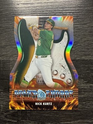 2026 Bowman Chrome Nick Kurtz #PC-6 Power Chords Insert Oakland Athletics
