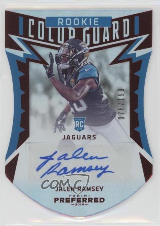 Jalen Ramsey Panini Preferred #269 Color Guard Autograph