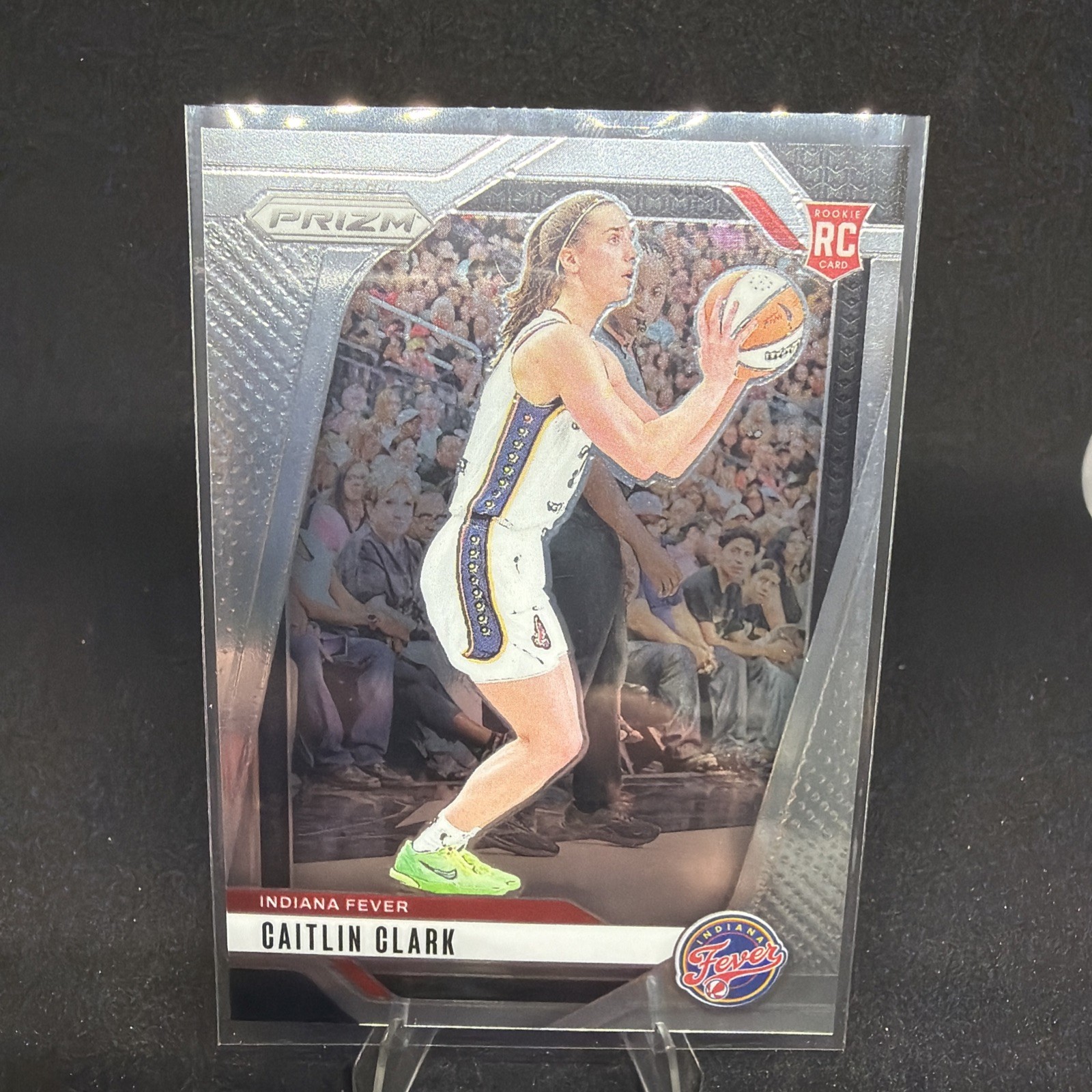 Caitlin Clark 2024 Panini Prizm Rookie Base #22 Fever