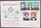 MayfairStamps Great Britain FDC 1973 British Explorers Combo First Day Cover aaz