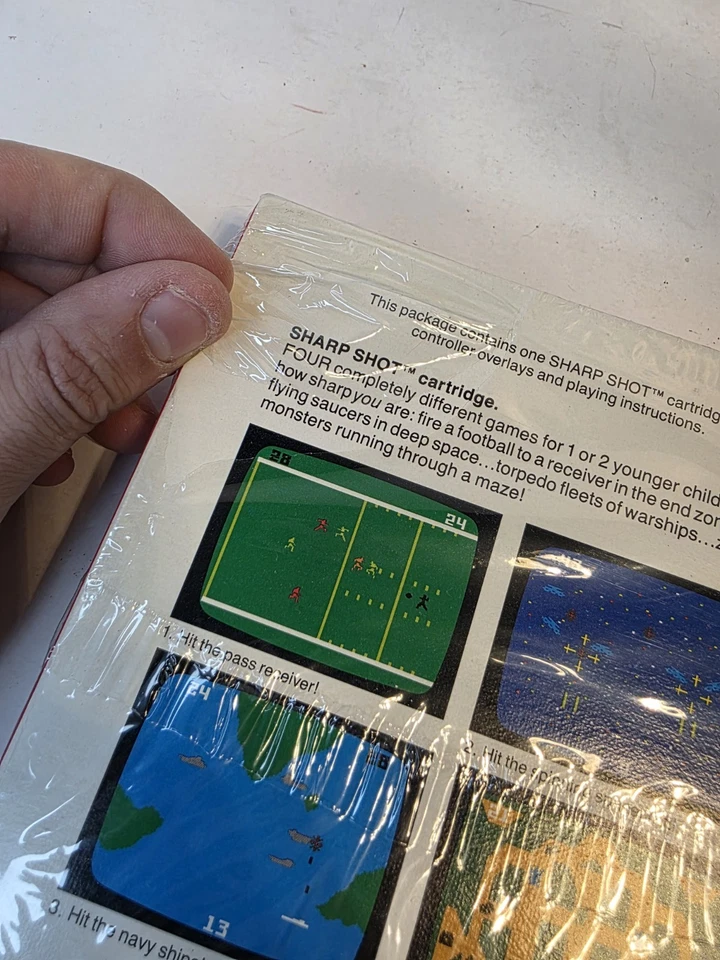 Intellivision Sharp Shot Brand New Factory Sealed, Slight Tear In Seal - Image 3 of 4