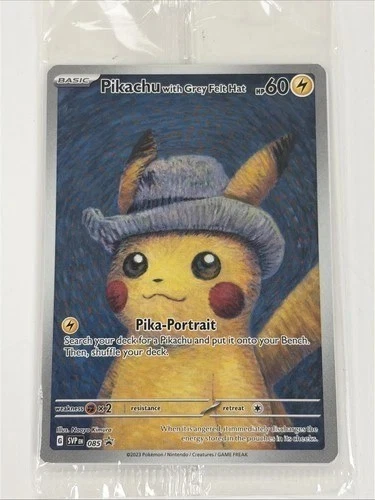 Pikachu with Grey Felt Hat 085 Sv: Scarlet & Violet Promo Cards