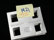  100x Stereo Realist EMDE Slide 3D mounts aluminum mask CLOSE UP