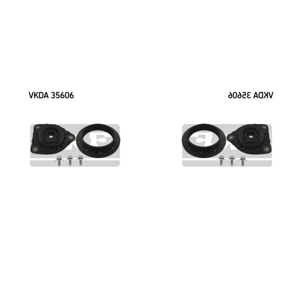 2X SKF FederbeinstüTzlager Vorne FüR Renault Laguna III Grandtour KT0/1 2.0 Dci-image
