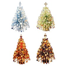 DIY Beaded Christmas Tree Kit, 3D Crystal Bead Holiday Craft Set