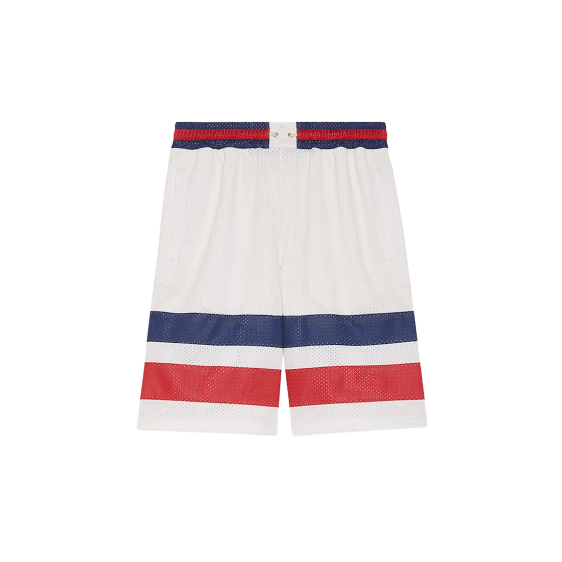 Gucci Mesh Fabric Shorts Off White