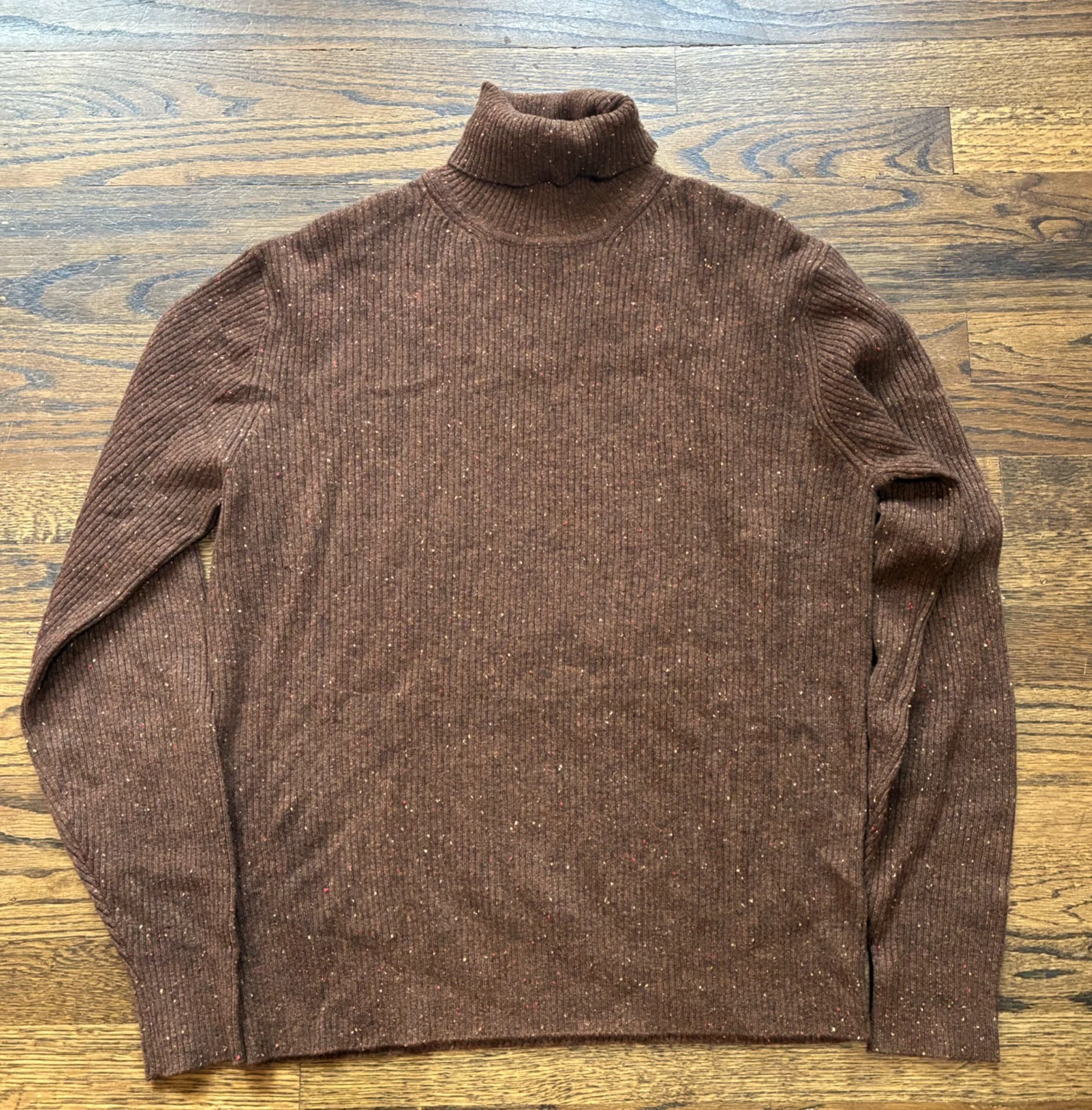 Todd Snyder Brown Fleck Turtleneck Wool Sweater NWOT