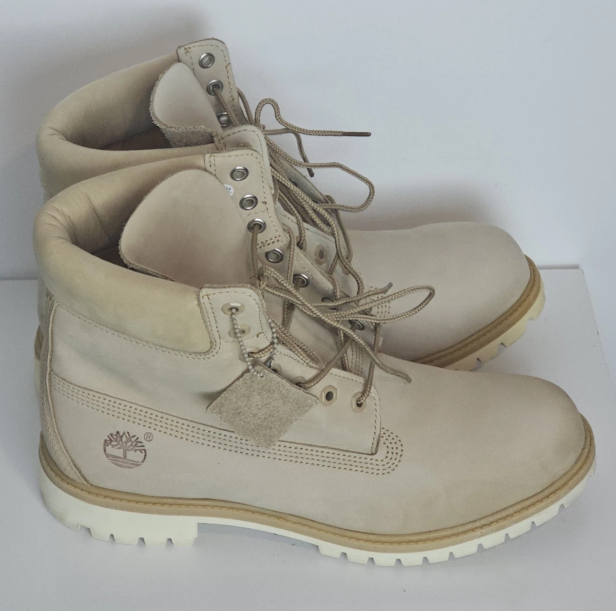 Timberland Men\'s Beige Lace-Up Boots I bought them but wore them like once Timberland Mens Textured Premium 6-Inch Boot – Extra Butter main image 3