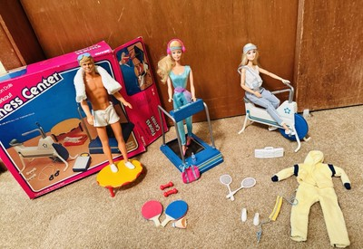 #ad #ad 1982 Great Shape BARBIE KEN SIGNATURE DOLL Sears Physical Fitness Workout Center $59.99