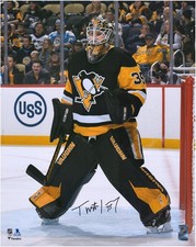 Tristan Jarry Pittsburgh Penguins Signed 16