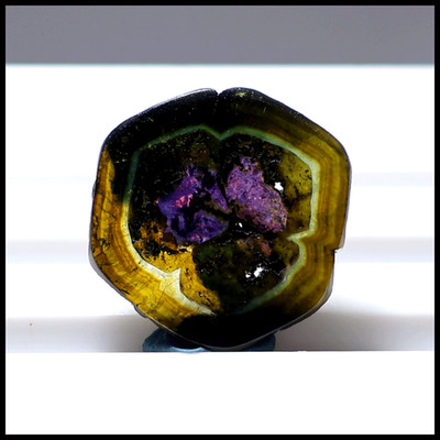 11 CT Bi-Color Turmalinscheibe   Earth's Living Watermelon   Sammlerpräparat