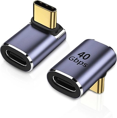 USB-C 90° Adapter 2er Set   USB 4.0 40Gbps, PD 100W, OTG, kompakt