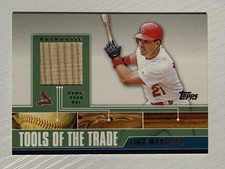 Tino Martinez 2002 Topps Traded Tools of the Trade Game Used Bat Cardinals