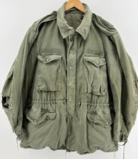 US Army M-65 Field Jacket Size Small USA Vintage Coat M65 Distressed Vietnam Era