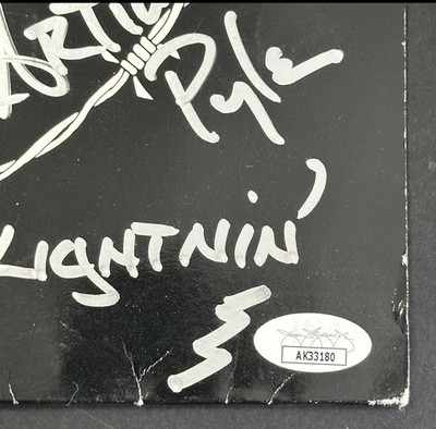 Artimus Pyle Gary Rossington Van Zandt Lynyrd Skynyrd Signed 1991 Album AUTO JSA