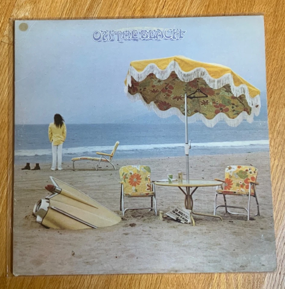 12” Vinyl Record Album LP Neil Young On The Beach Autographed Signed EX Conditio - Image 2 of 4