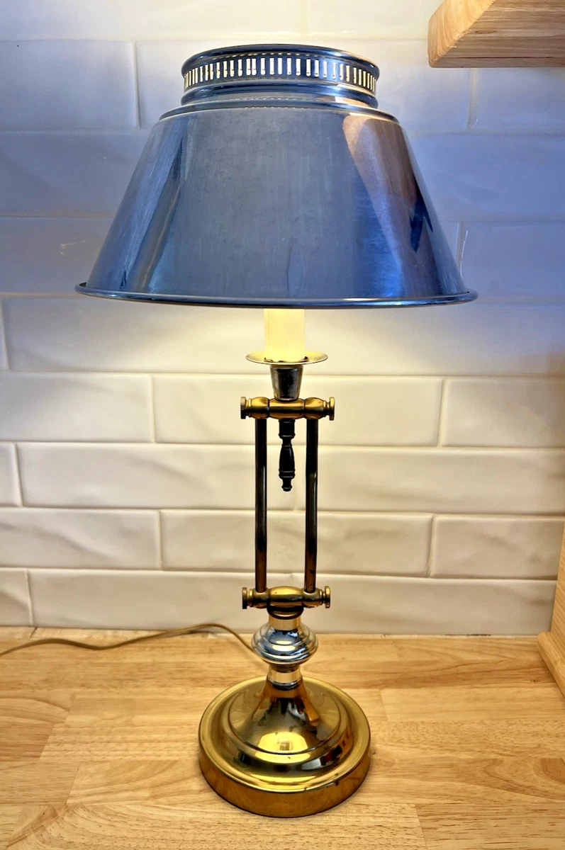 Brass Swing Arm Lamp In Collectible Table Lamps for sale | eBay