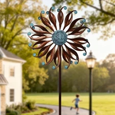 Wind Spinners Outdoor Metal Large with  Wind Spinners for Yard and Garden