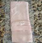 Vintage henri bendel New York Pink Satin Roll-Up Makeup Case Travel Cosmetic  — photo 7