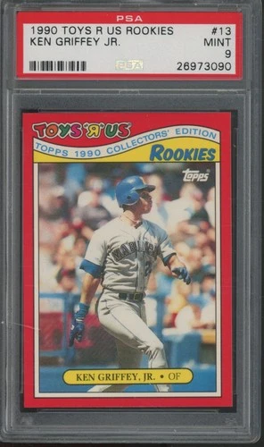 1990 Topps Toys R Us Rookies #13 Ken Griffey Jr Mint PSA 9