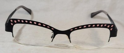 Jean LaFont Paris France Eyeglasses Opale Black Frames