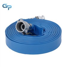 1-1/2" x 25/50/100FT Discharge Pump Hose For Swimming Drain Pools  Clean Filter