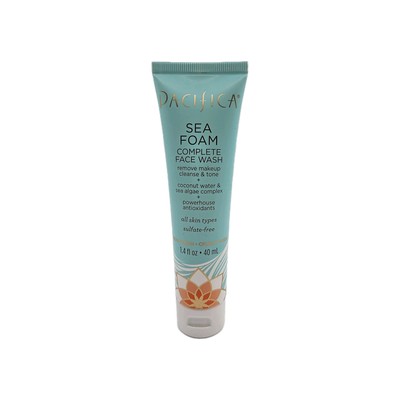 Pacifica Sea Foam Complete Face Wash 1.4 Fl Oz / 40 ml Sealed NEW Deluxe Travel