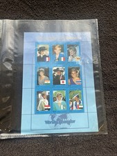 SOMALIA 1997 - Beautiful LADY DIANA Sheet In MEMORIAM 9 Francs MNH** RARE