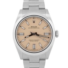 DEC 2025 PAPERS Rolex Oyster Perpetual 41 BEIGE DIAL Steel 41mm 134300 Watch BOX