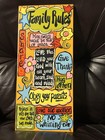 Family Rules.. Home Decor Inspirational  Primitive Wood Sign — photo 1