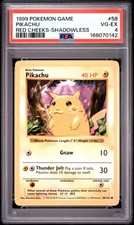 Pikachu [Shadowless Red Cheeks] #58 Prices | Pokemon Base Set