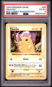 Pikachu 58 102 Red Cheeks | eBay