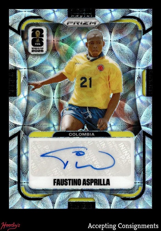 2026 Panini Prizm World Cup Signatures Prizms Choice #44 Faustino Asprilla AUTO