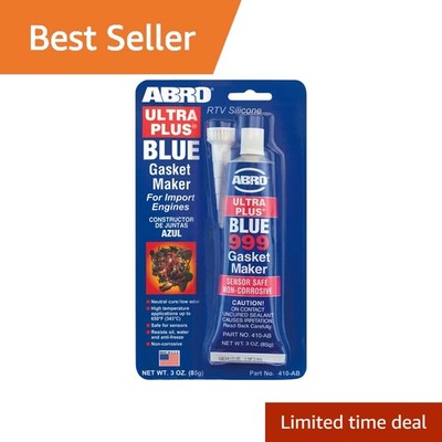 ABRO Ultra Plus 999 RTV Gasket Maker Blue 3 oz 1 Pack