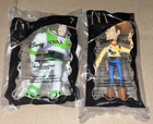 2005 DISNEY PIXAR TOY STORY MCDONALDS HAPPY MEAL SET OF 2 - BUZZ #7 & WOODY #8