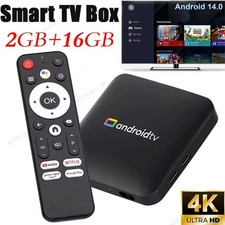 2026 Upgraded Smart TV Box Android 14.0 Quad Core 4K HD 2 16G Stream Player US
