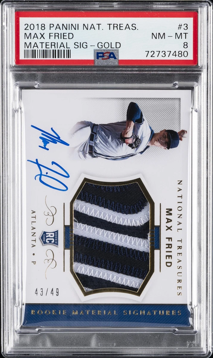 Max Fried Baseball Sports Trading Cards & Accessories Rookie for