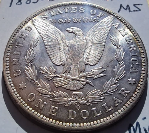 1885-O MS Gemmy Morgan Silver (90%) Dollar Gorgeous! $73+Silver Value
