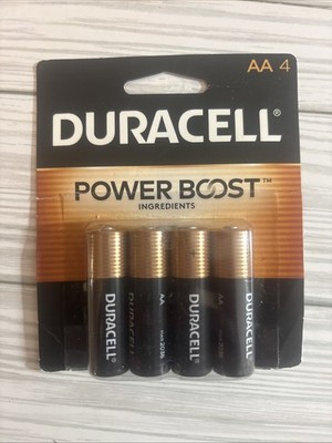 Duracell Coppertop Batteries AA Power Boost Alkaline Duracell Battery New 1-Pack