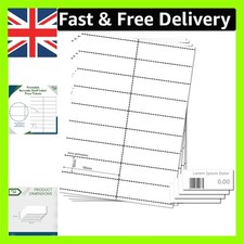 450 Pack Custom Printable Shelf Edge Barcode Labels - A4 Micro-Perforated Tags
