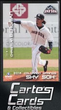 Christian Bergman 2014 Brandt Colorado Springs Sky Sox #1 Sky Sox