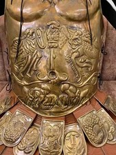 Medieval Roman Chest Armor Brass Big Eagle Armor Roman Cuirass Reenactment