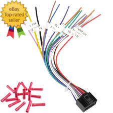 Android Stereo Wiring Harness 16Pin ISO Radio Wire Adapter  Aftermarket Car