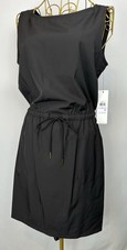 Calvin Klein Dress Women’s Sz 6 Black Sleeveless Cinch Tie Waist NEW W/ TAG