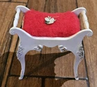 Vintage Barbie Suzy Goose White Vanity Bench 1964 Replacement