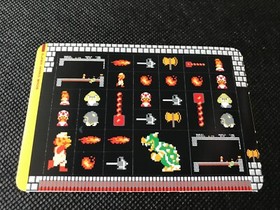 Super Mario Bros Famicom History Book Sealdass Sticker Japanese NINTENDO Rare